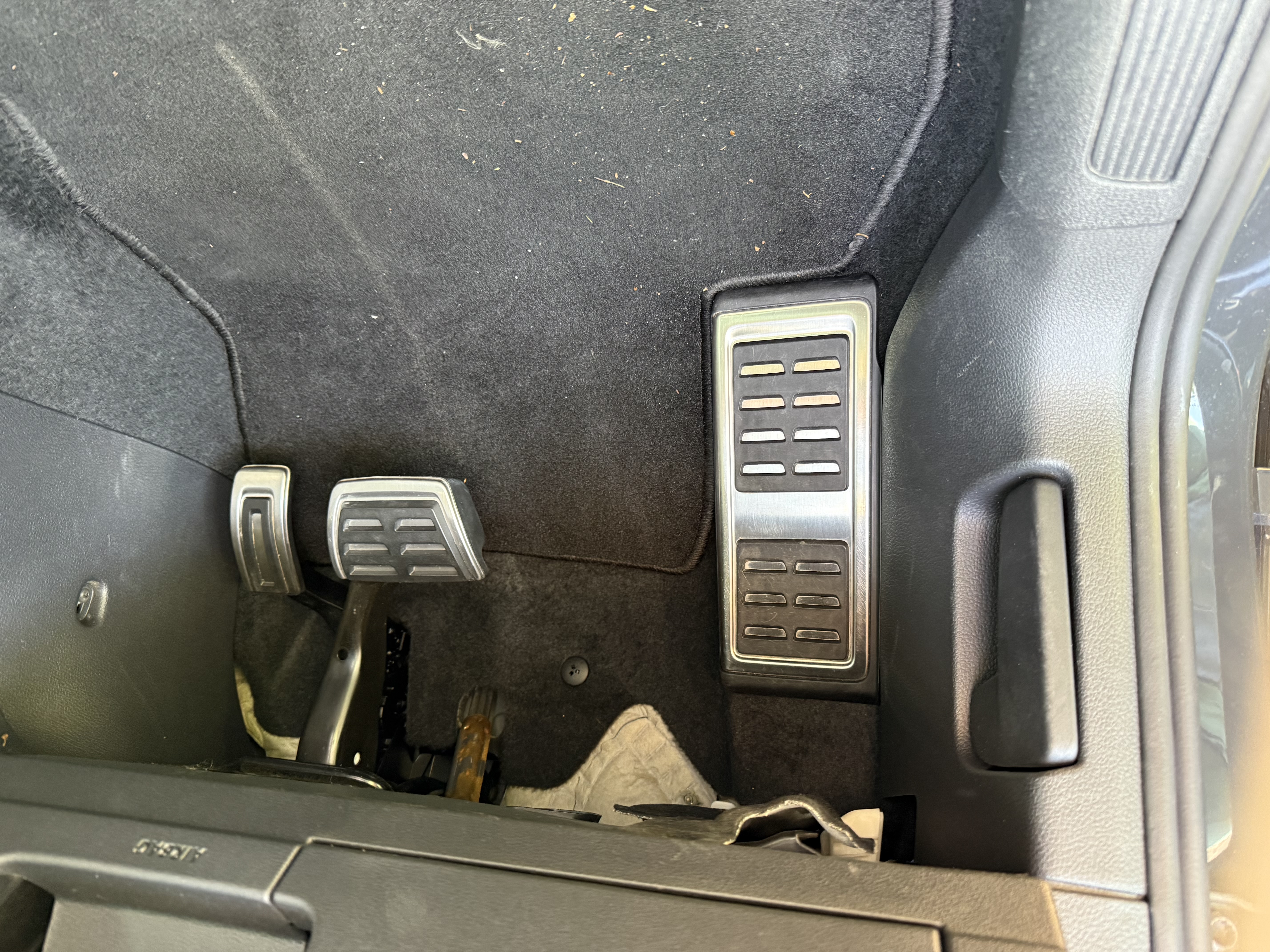 After installation of the pedals.