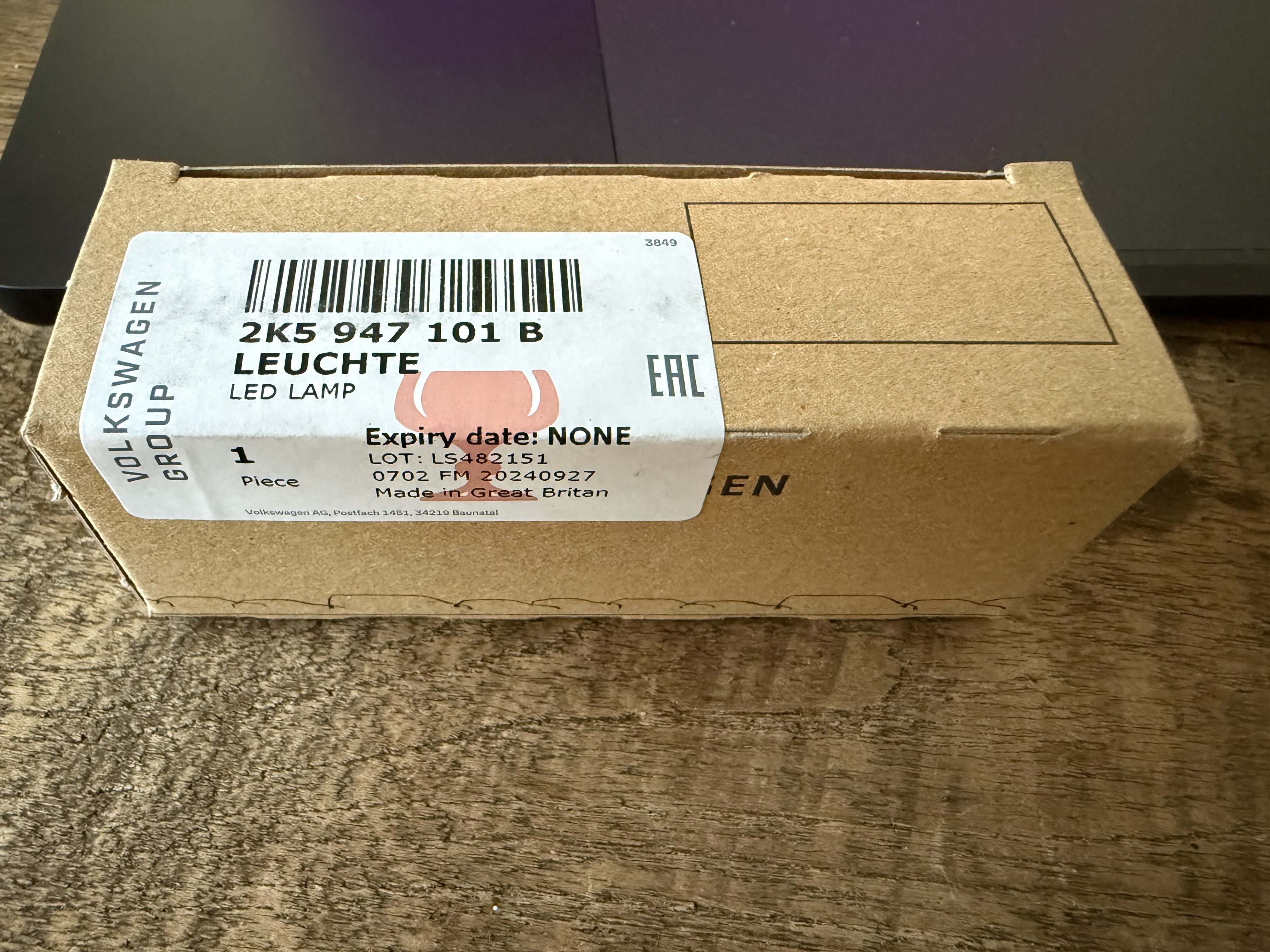 Trunk LED light 1